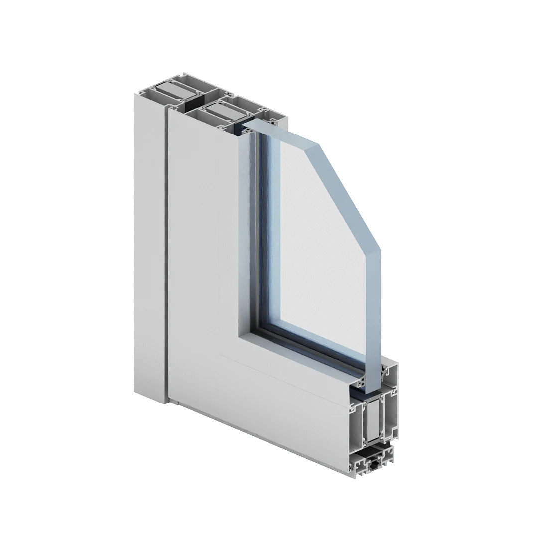 FR 65 aluminium fire protection profile