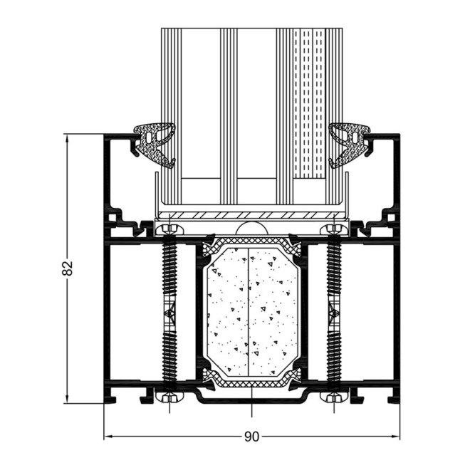 FR90 FIX cross section