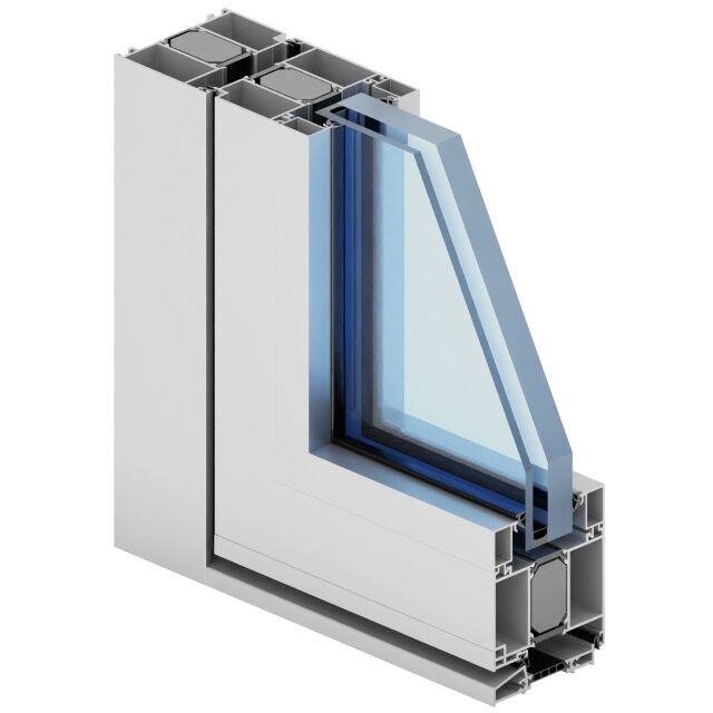 FR 90 fire protection aluminium system