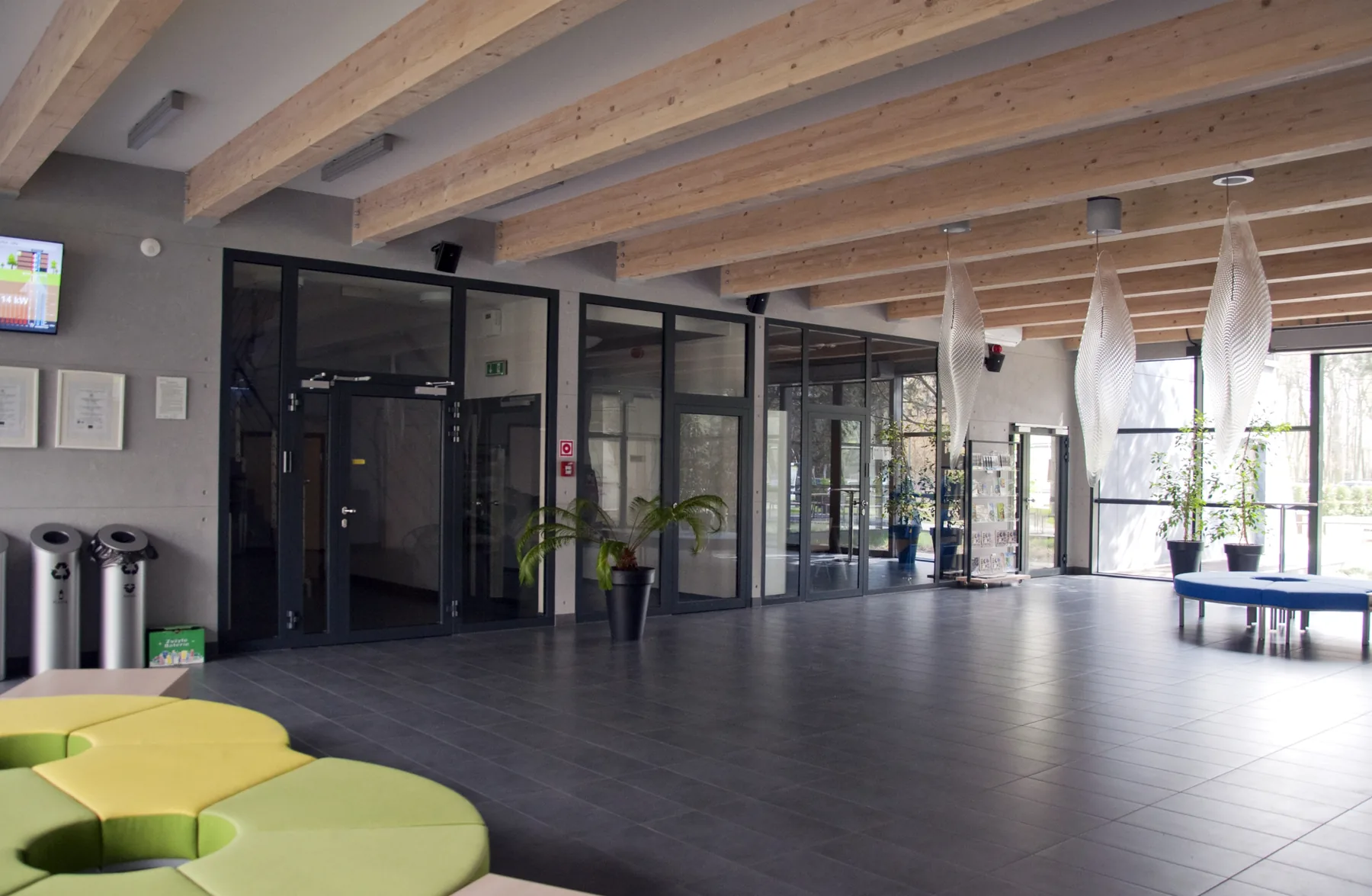 POLFLAM fire resistant glass partitions and doors interior example 1